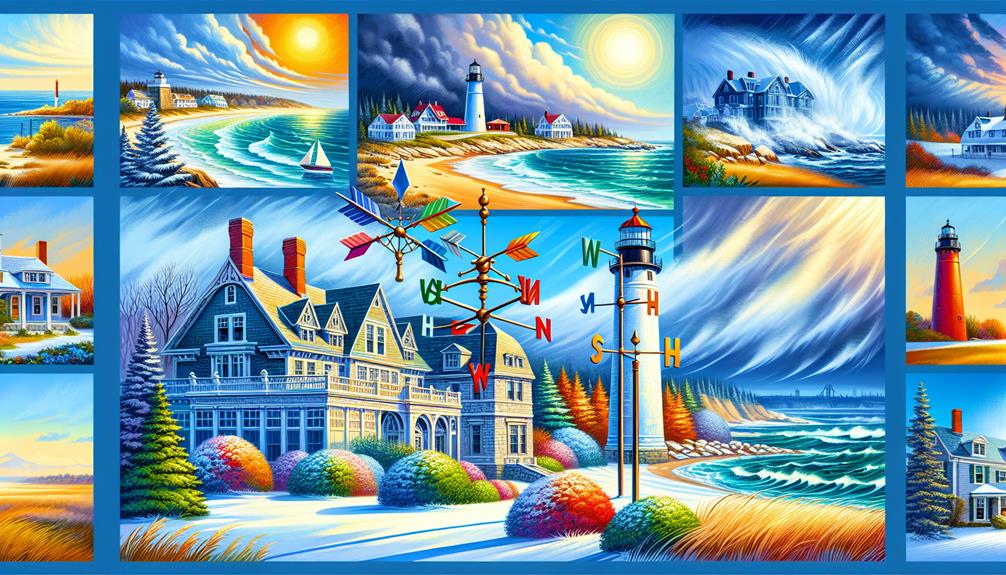 distinct climate features in newport