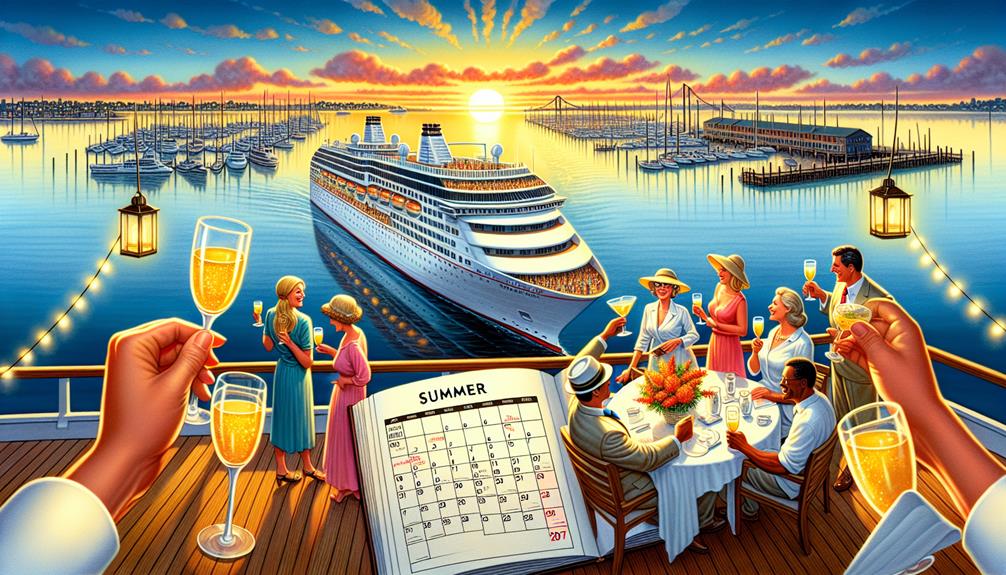 ideal timing for mimosa cruises