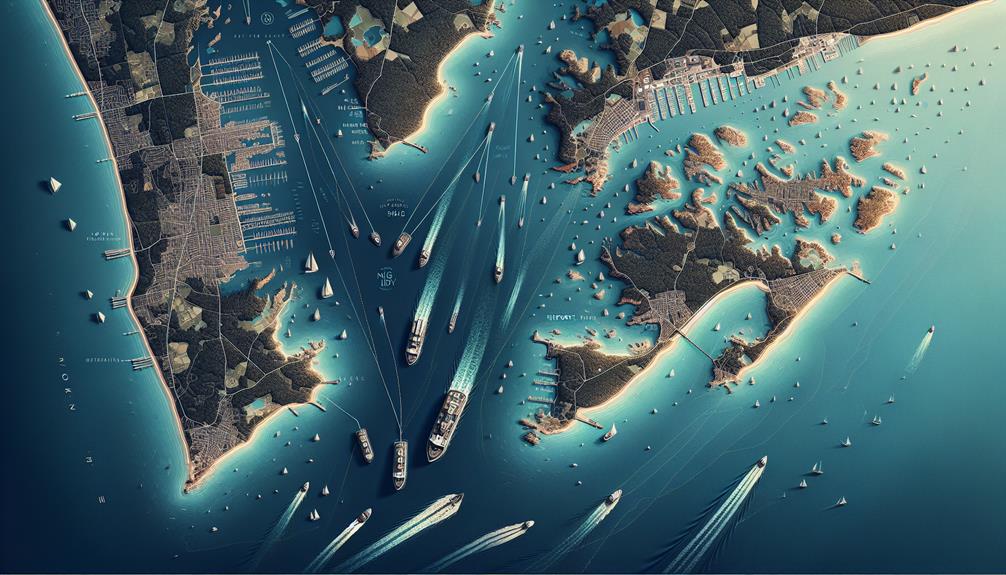 navigating ferry transportation routes