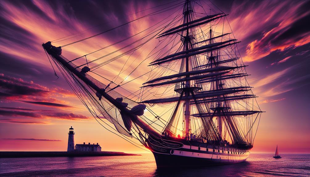 sailing on a historic schooner